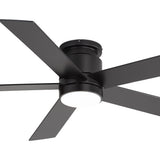 Elvaris 42/52-Inch Flush Mount Ceiling Fan With Light