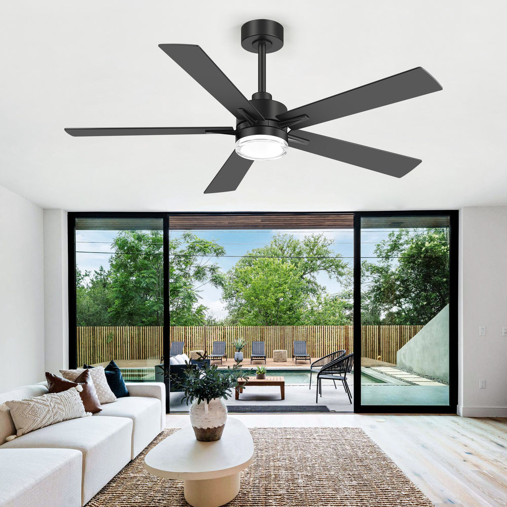 Auralis 52-Inch 5-Blade Ceiling Fan With Light & Remote