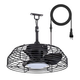 Joren 19-Inch Waterproof Outdoor Ceiling Fan With Light