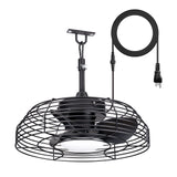 Joren 19-Inch Waterproof Outdoor Ceiling Fan With Light