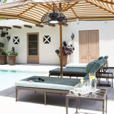 Joren 19-Inch Waterproof Outdoor Ceiling Fan With Light