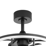 Marora 20-Inch Black Ceiling Fan With Light