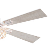 Savelle 42/52-Inch 5-Blade Ceiling Fan With Light & Remote