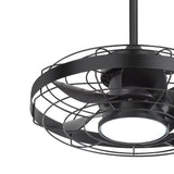Kairara 20-Inch Outdoor Plug-In Ceiling Fan With Light