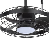 Kairara 20-Inch Outdoor Plug-In Ceiling Fan With Light