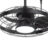 Kairara 20-Inch Outdoor Plug-In Ceiling Fan With Light