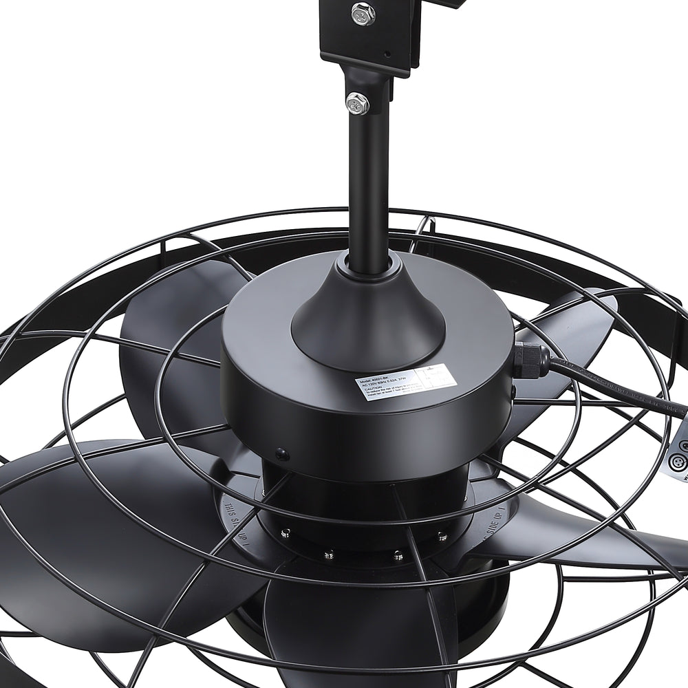 Kairara 20-Inch Outdoor Plug-In Ceiling Fan With Light