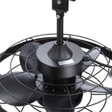 Kairara 20-Inch Outdoor Plug-In Ceiling Fan With Light