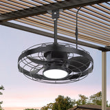 Kairara 20-Inch Outdoor Plug-In Ceiling Fan With Light