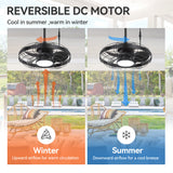 Kairara 20-Inch Outdoor Plug-In Ceiling Fan With Light