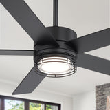 Ventorra 52/72 Inch Ceiling Fan With Light and Remote