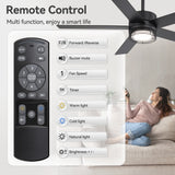Ventorra 52/72 Inch Ceiling Fan With Light and Remote