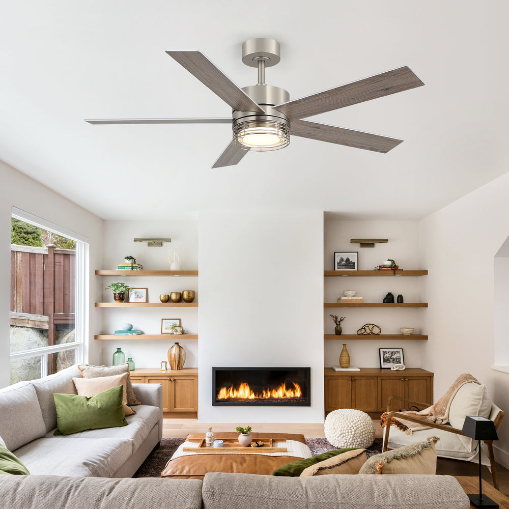 Ventorra 52/72 Inch Ceiling Fan With Light and Remote