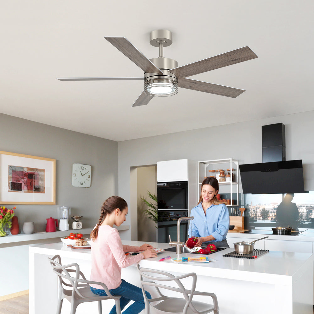Ventorra 52/72 Inch Ceiling Fan With Light and Remote