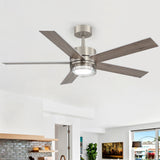 Ventorra 52/72 Inch Ceiling Fan With Light and Remote