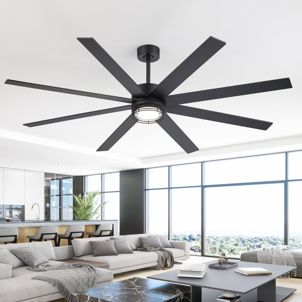 Ventorra 52/72 Inch Ceiling Fan With Light and Remote