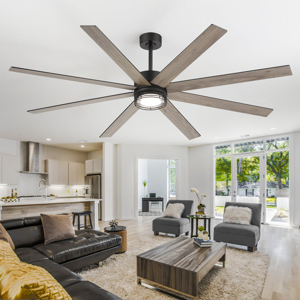 Ventorra 52/72 Inch Ceiling Fan With Light and Remote