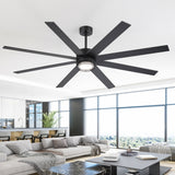 Ventorra 52/72 Inch Ceiling Fan With Light and Remote