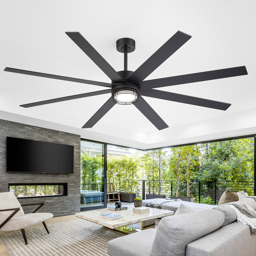 Ventorra 52/72 Inch Ceiling Fan With Light and Remote