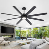 Ventorra 52/72 Inch Ceiling Fan With Light and Remote