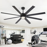 Ventorra 52/72 Inch Ceiling Fan With Light and Remote