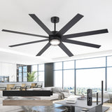 Ventorra 52/72 Inch Ceiling Fan With Light and Remote