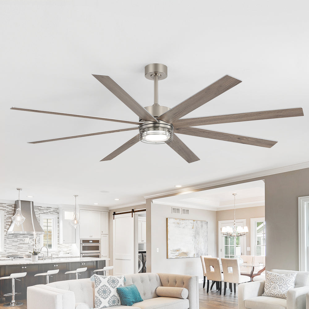 Ventorra 52/72 Inch Ceiling Fan With Light and Remote