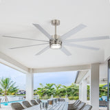 Ventorra 52/72 Inch Ceiling Fan With Light and Remote
