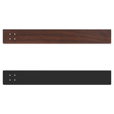 Kestis 72-inch black 10-blade ceiling fan side view