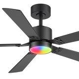 Levelle 52-Inch Smart Ceiling Fan With RGB Light