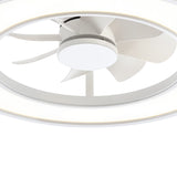 Mistrara 20-Inch Flush Mount Ceiling Fan With Light