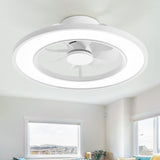 Mistrara 20-Inch Flush Mount Ceiling Fan With Light