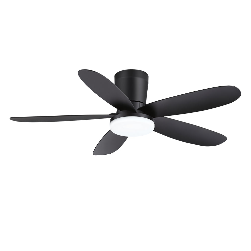 Navon 42" Flush Mount Ceiling Fan With Light & Remote