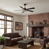 Osora 56-Inch 5-Blade Ceiling Fan With Light & Remote