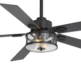 Osora 56-Inch 5-Blade Ceiling Fan With Light & Remote