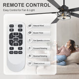 Osora 56-Inch 5-Blade Ceiling Fan With Light & Remote