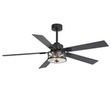 Osora 56-Inch 5-Blade Ceiling Fan With Light & Remote