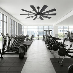 72 Inch Modern Ceiling Fan with Lights, Ultra Quiet DC Motor, 6-Speed Remote Control Fan for Large Living Room Bedroom