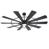Pavara 62/72 Inch Ceiling Fan With Light and Remote