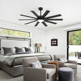 Rowon 60-Inch 10-Blade Ceiling Fan With Light & Remote