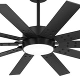 Rowon 60-Inch 10-Blade Ceiling Fan With Light & Remote