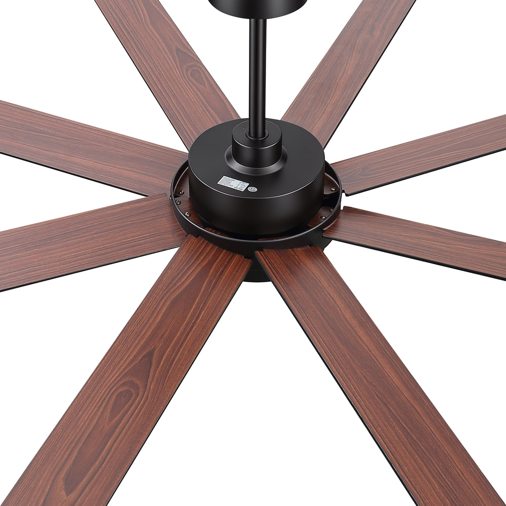 Solora 60/72 Inch Large Ceiling Fan With Light and Remote