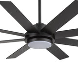 Solora 60/72 Inch Large Ceiling Fan With Light and Remote