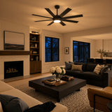 Solora 60/72 Inch Large Ceiling Fan With Light and Remote