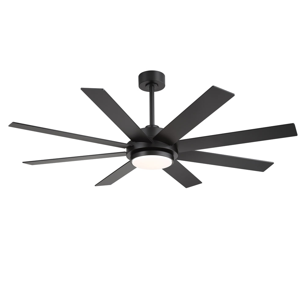 Solora 60/72 Inch Large Ceiling Fan With Light and Remote
