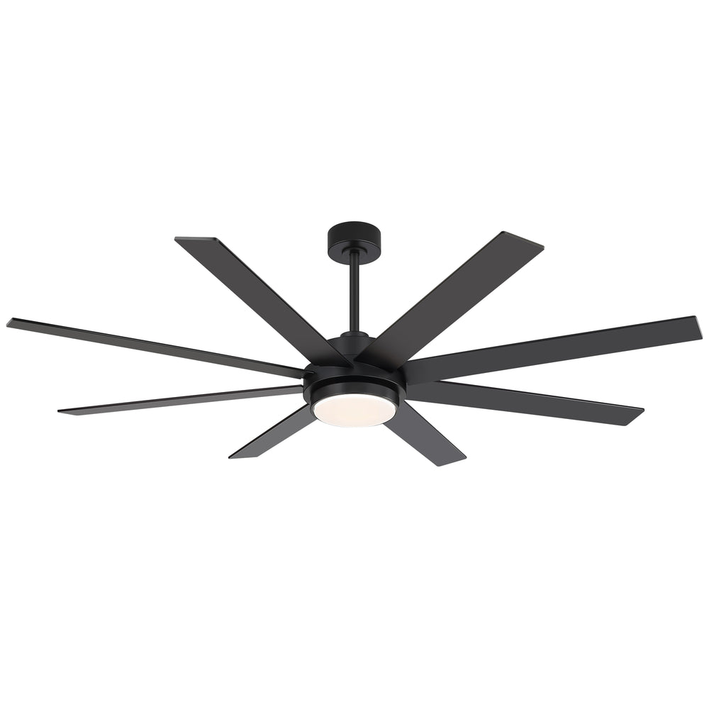 Solora 60/72 Inch Large Ceiling Fan With Light and Remote