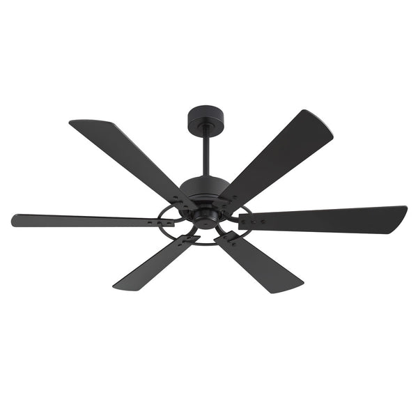 Walren 60 Inch Black Walnut Ceiling Fan Without Light