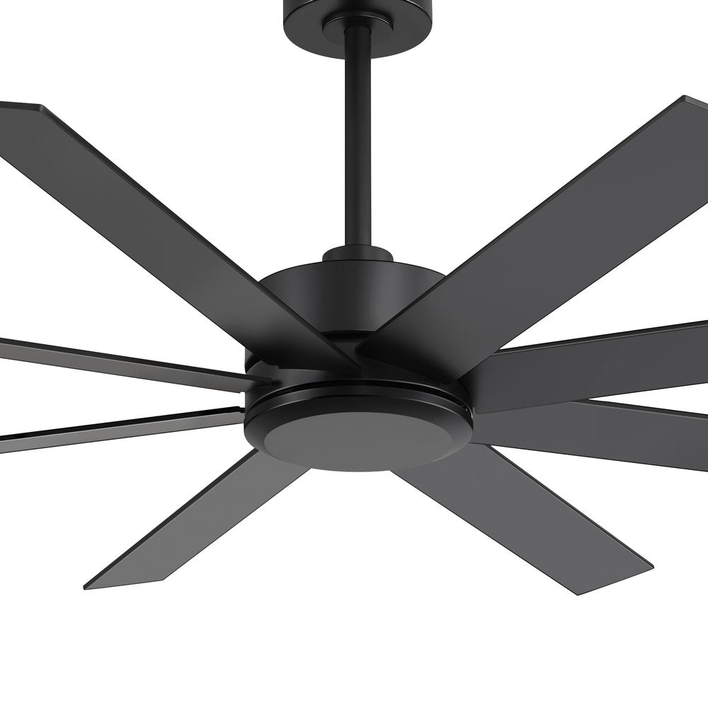 Walvex 60 Inch Black Walnut 8 Blade Ceiling Fan No Light