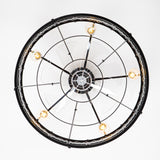 Calivra 28-Inch Crystal Chandelier Ceiling Fan With Light