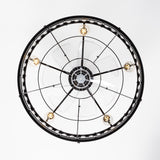 Cinderra 28-Inch Crystal Caged Ceiling Fan With Lights